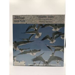 TRAFFIC JAM Seagulls Peter Doran 550 Pc Jigsaw Puzzle Heritage Puzzle NEW SEALED